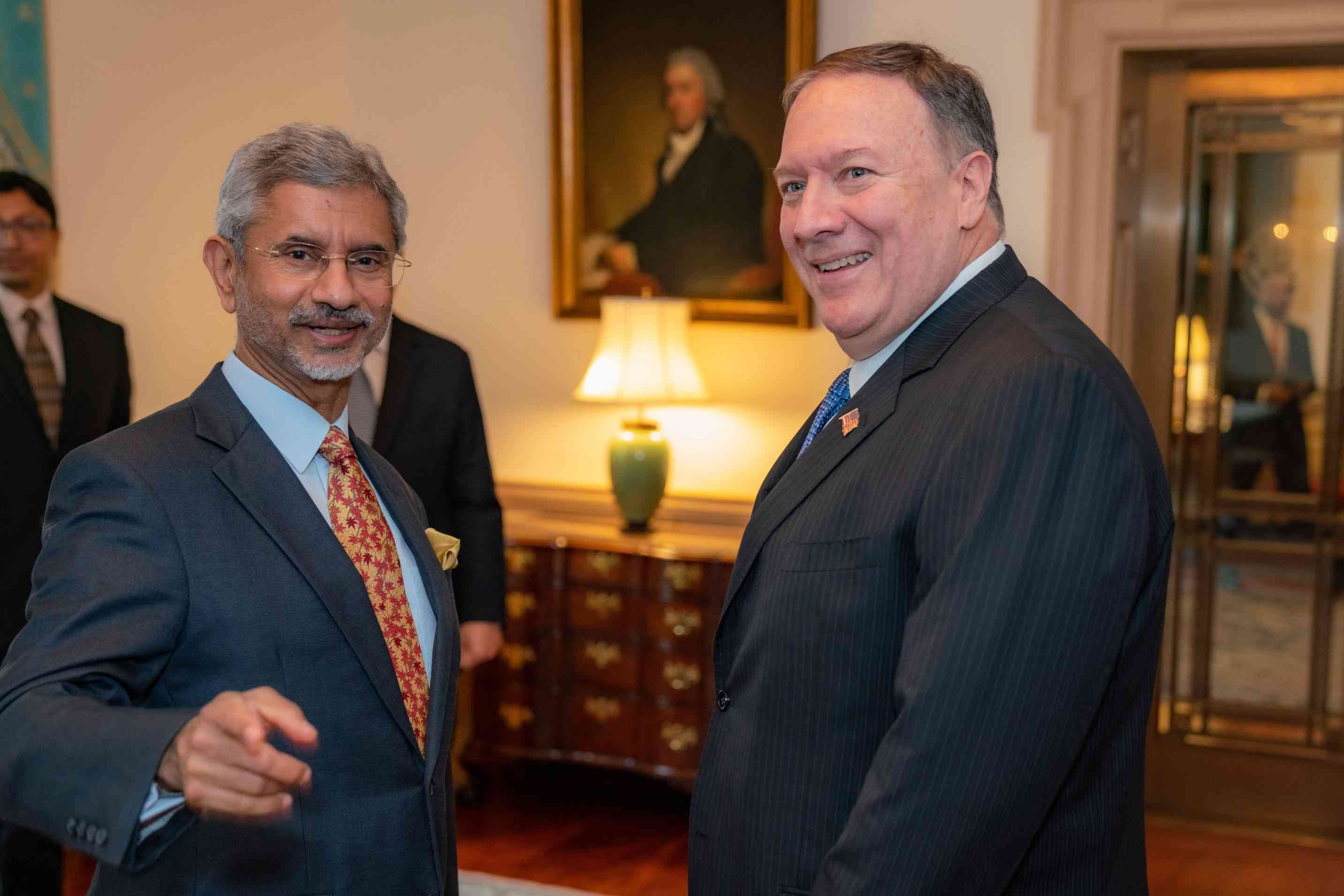 External Affairs Minister S Jaishankar and US State Secretary Michael Pompeo